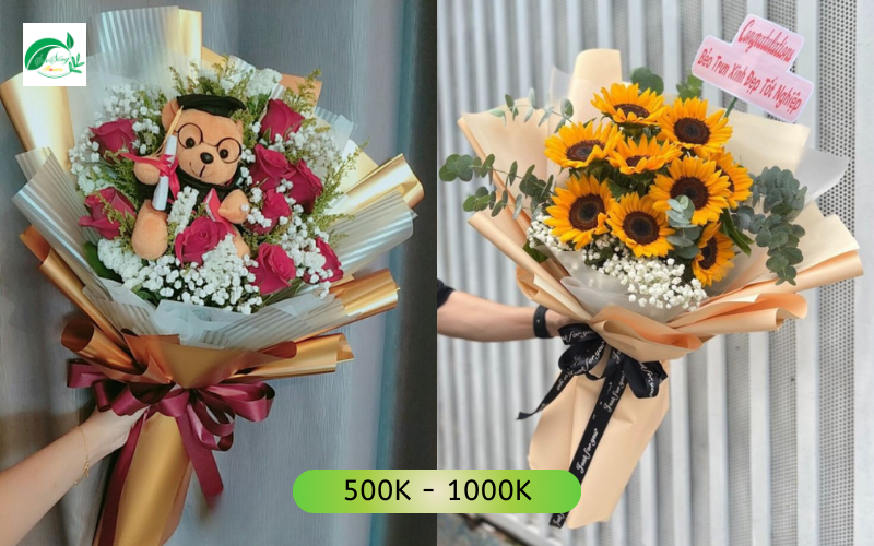 Mẫu hoa mừng tốt nghiệp