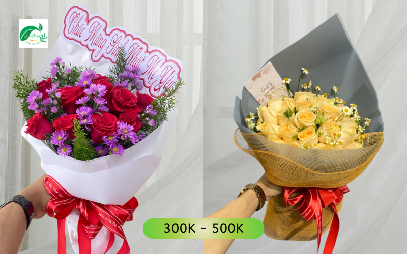 Mẫu hoa sinh nhật từ 300k - 500k