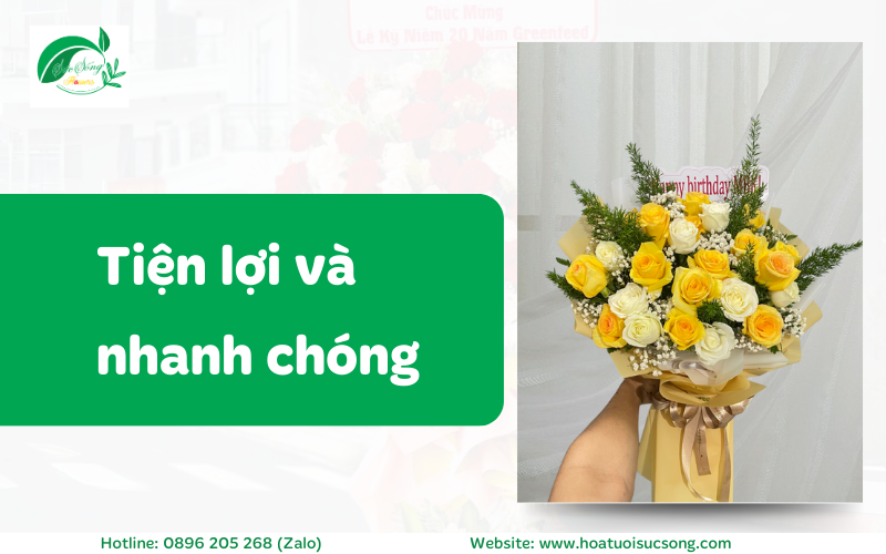 đặt hoa online tại quận 8